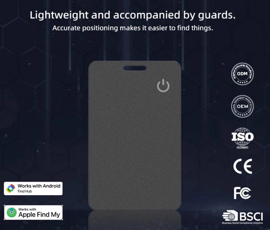 Wallet card finder OEM supplier AOIRV - ultra thin smart card tracker